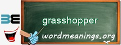 WordMeaning blackboard for grasshopper